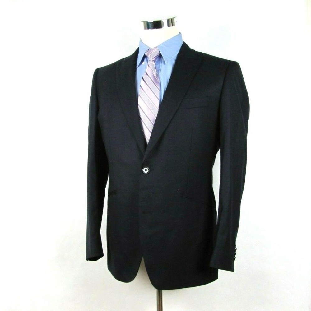 INDOCHINO Navy BESPOKE Jacket Pants SUIT 40 R/34 W